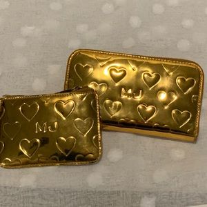 Marc Jacobs Gold Heart Wallets